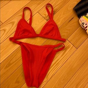 Pacsun red bikini